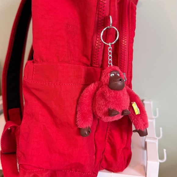 Kipling Cherry Red Backpack - Picture 2 of 4